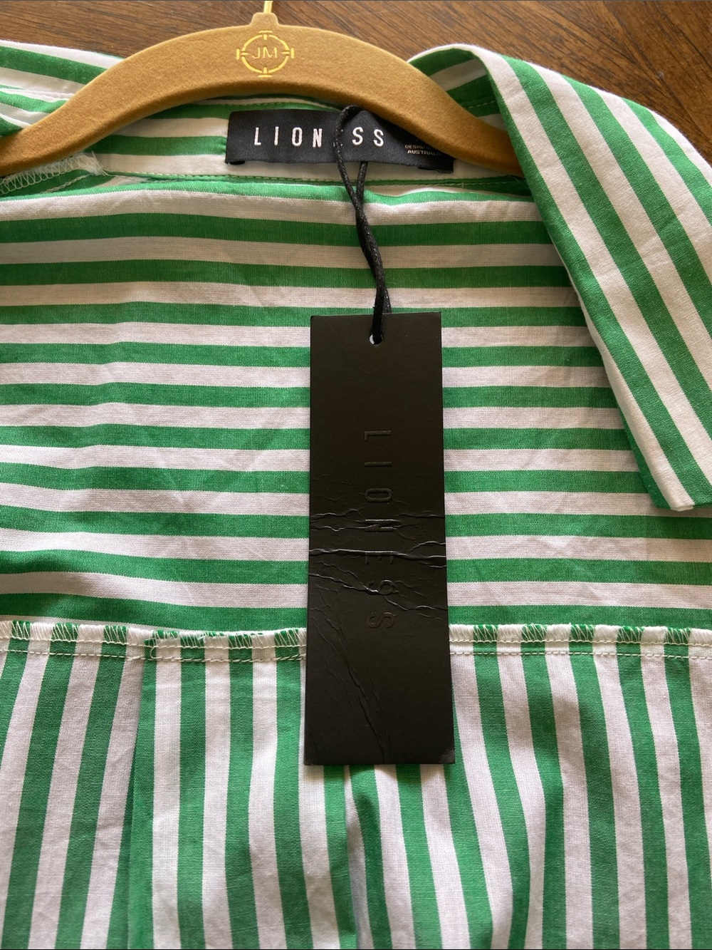 Lioness Revolve Cotton Striped Blouse - Picture 6 of 8